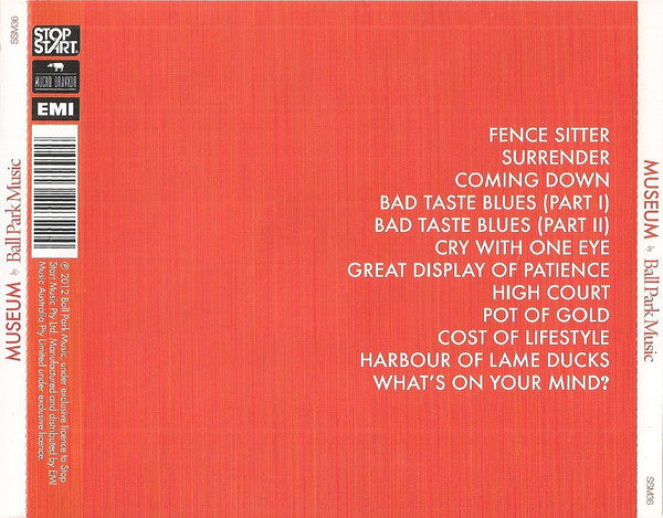 BALL PARK MUSIC - Museum - CD