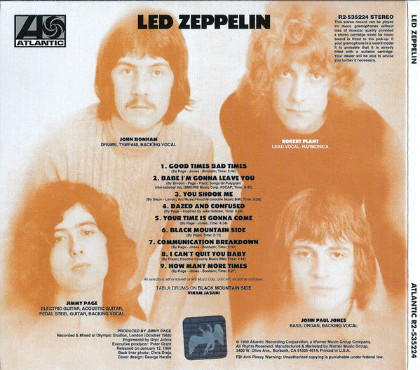 Led Zeppelin – Led Zeppelin - CD