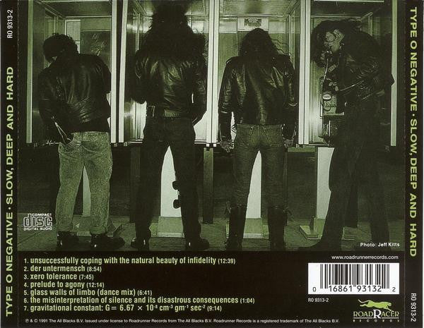 Type O Negative – Slow, Deep And Hard - CD