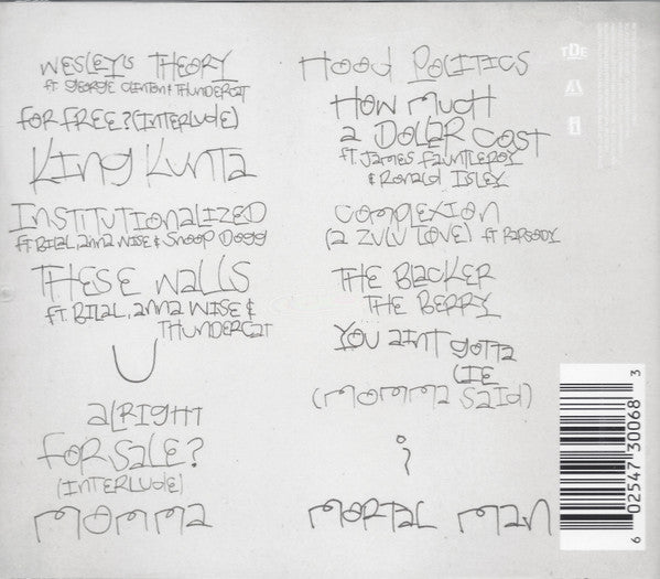 Kendrick Lamar – To Pimp A Butterfly - CD