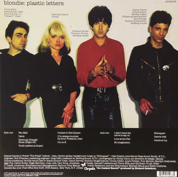 Blondie – Plastic Letters - LP
