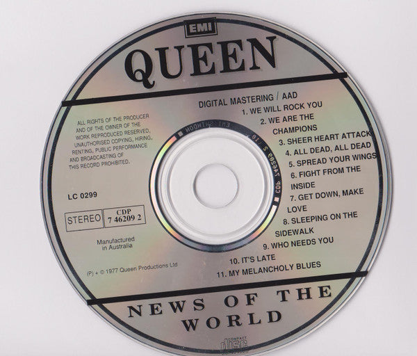 Queen – News Of The World - CD 2nd Hand (NM)