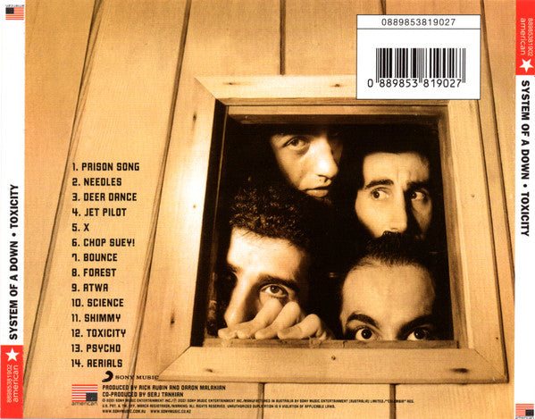 System Of A Down – Toxicity - CD