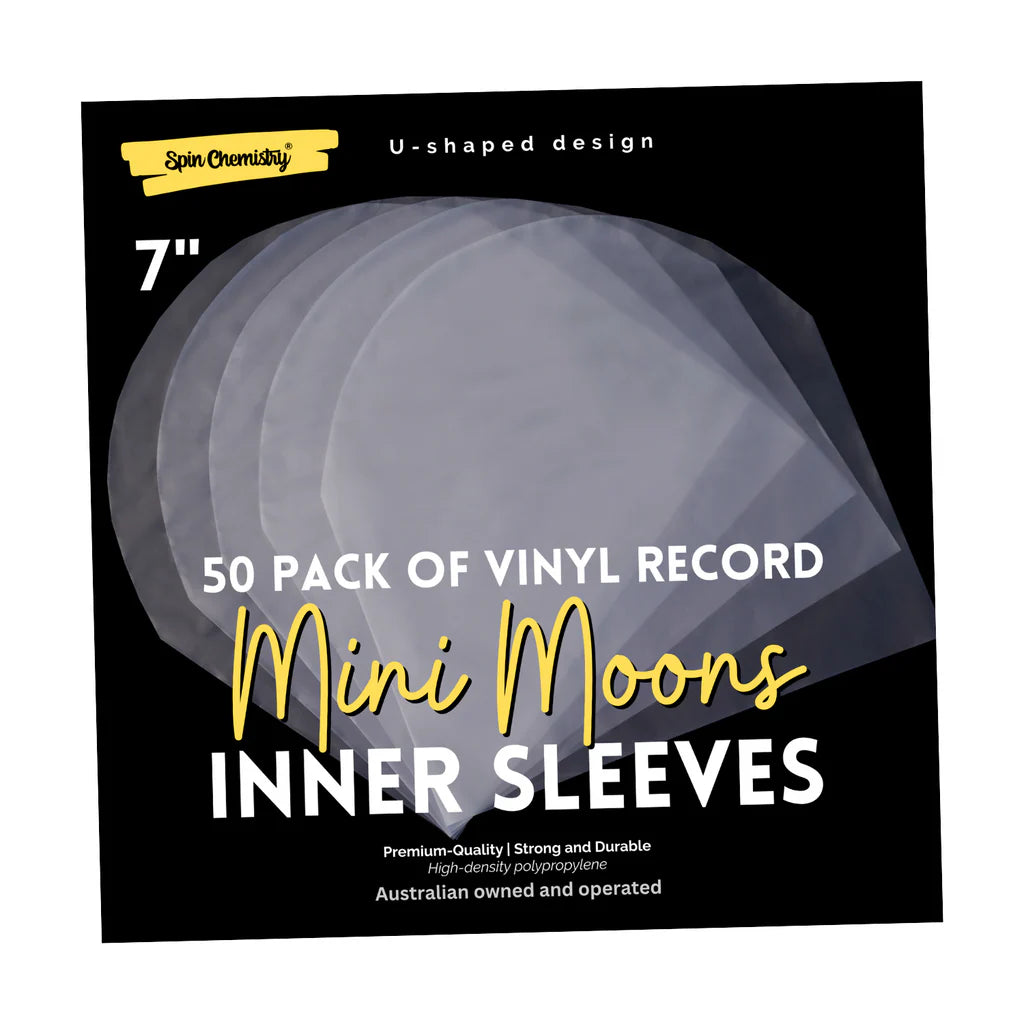 7-Inch Record Inner Sleeves (Mini Moons) - Spin Chemistry