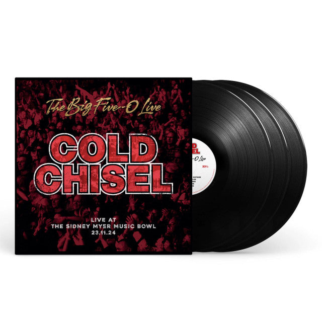Cold Chisel – The Big Five-O Live (3 x Vinyl, LP, Album, Gatefold)