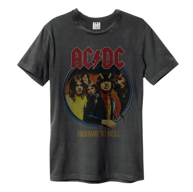 AC/DC - AC/DC HIGHWAY TO HELL - CHACOAL Unisex T-Shirt