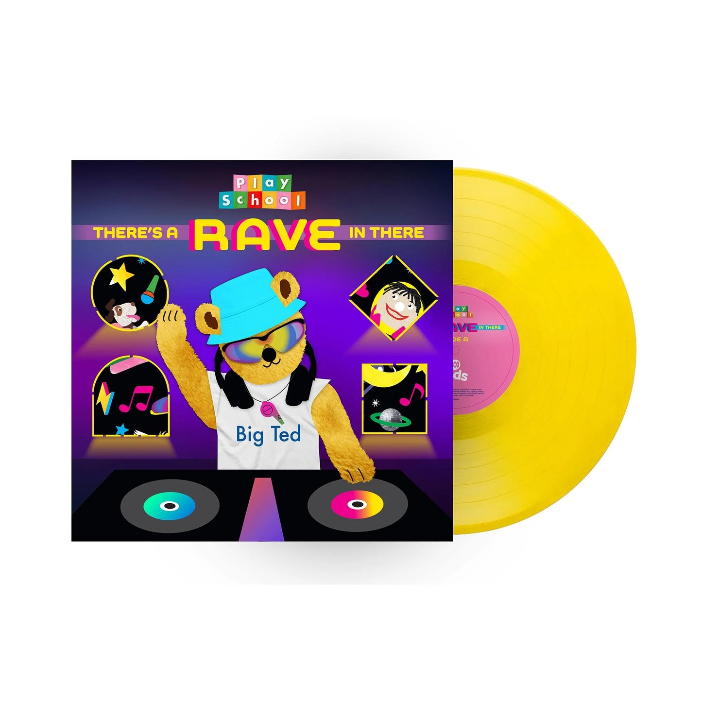 Play School – There's A Rave In There (60th Anniversary Special Limited Edition Volvelle Wheel Yellow Vinyl) - LP