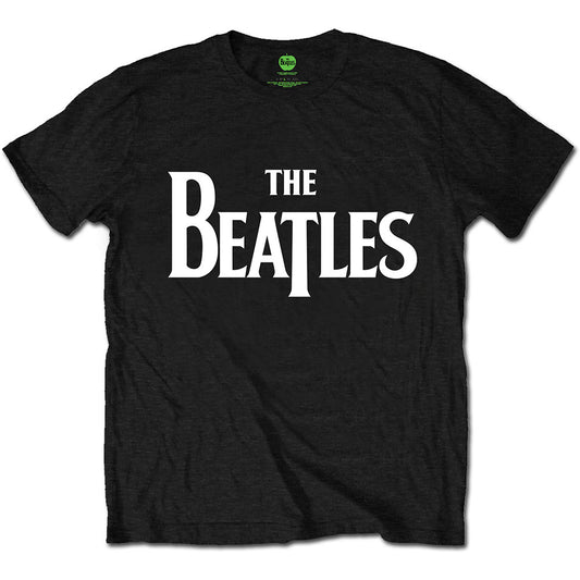 Beatles Unisex T-Shirt: Drop T (Black)