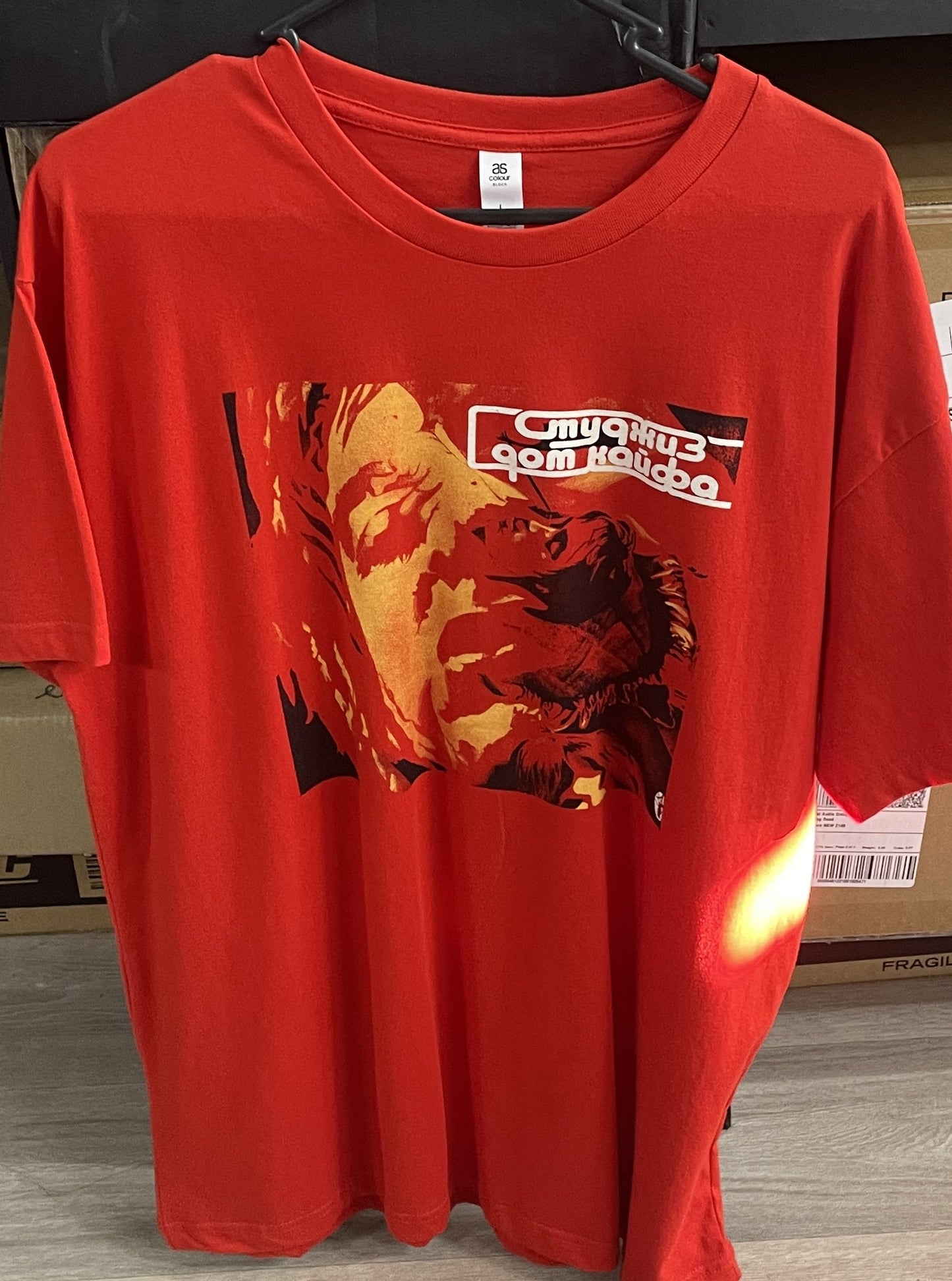Iggy Pop & The Stooges Funhouse Russian Bootleg Red T-shirt