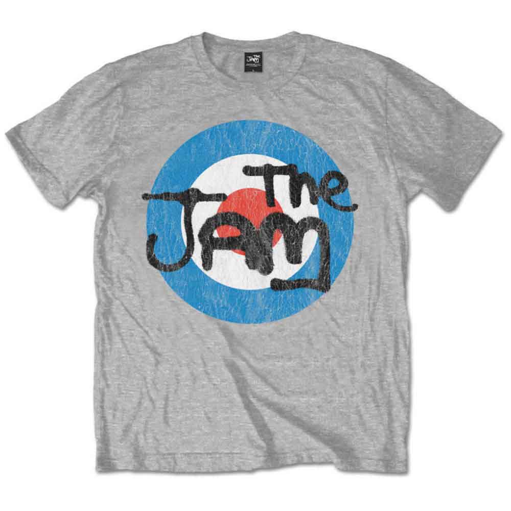 Jam Unisex T-Shirt: Vintage Logo (Grey)