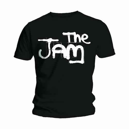 Jam Unisex T-Shirt: Spray Logo Black (Black)