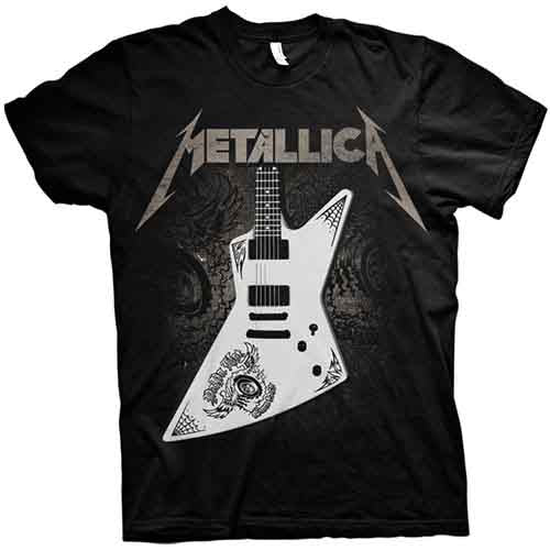 Metallica Unisex T-Shirt: Papa Het Guitar (Black)