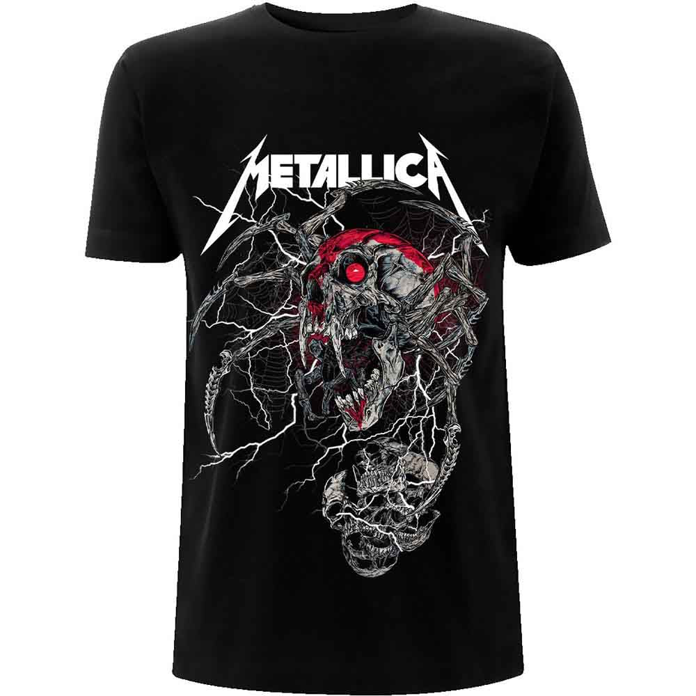 Metallica Unisex T-Shirt: Spider Dead (Black)