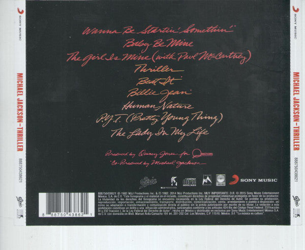 Michael Jackson – Thriller - CD