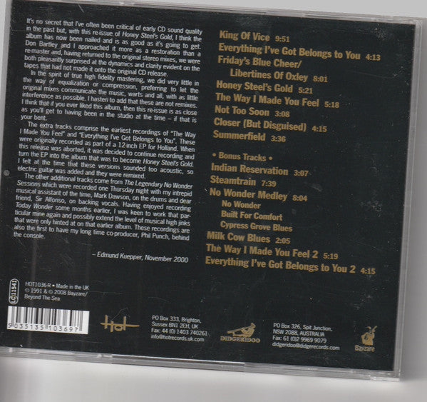 Ed Kuepper – Honey Steel's Gold - CD