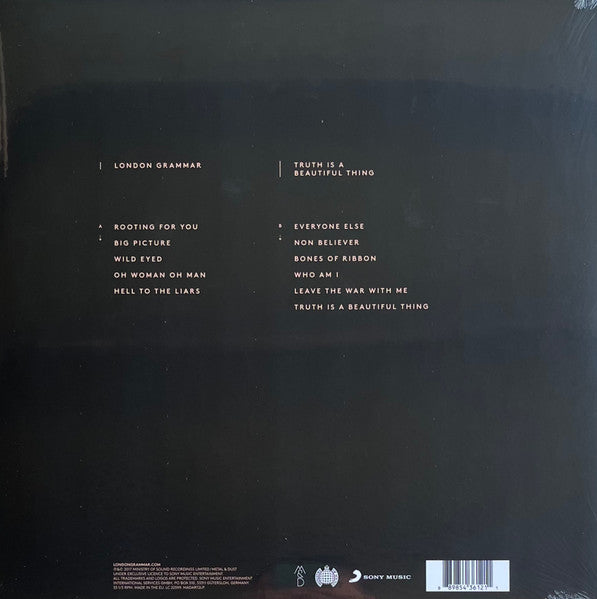 London Grammar – Truth Is A Beautiful Thing - LP