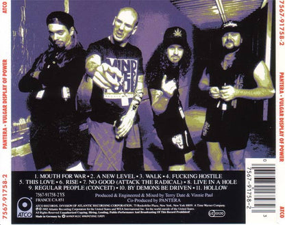 Pantera - Vulgar Display of Power--CD / Album