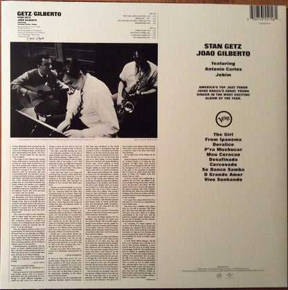 Stan Getz, Joao Gilberto* Featuring Antonio Carlos Jobim – Getz / Gilberto LP