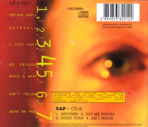 Alice In Chains – Jar Of Flies / Sap CD