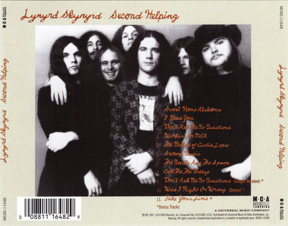 Lynyrd Skynyrd - Second Helping - CD