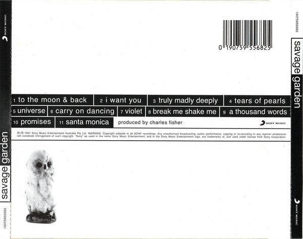 SAVAGE GARDEN - SAVAGE GARDEN - CD