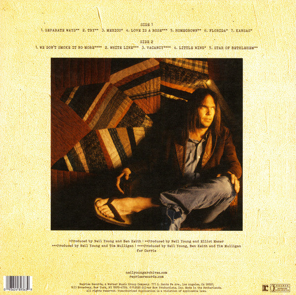 Neil Young – Homegrown - LP