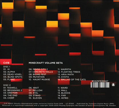 C418 – Minecraft Volume Beta - CD
