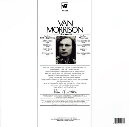 Van Morrison – Astral Weeks - LP