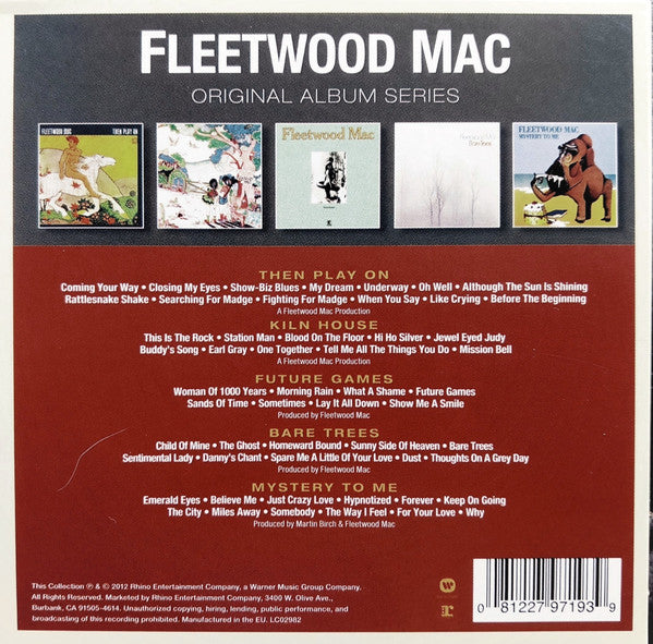 Fleetwood Mac - Original Album Series - 5 X CD BOX SET
