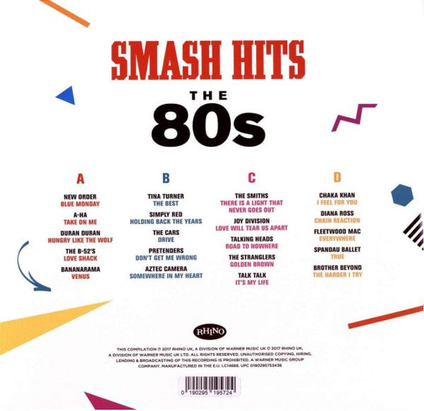 Various – Smash Hits The 80s