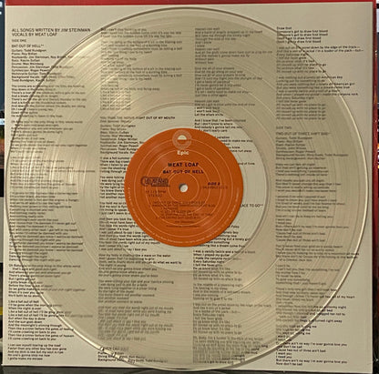 Meat Loaf – Bat Out Of Hell - LP (Clear)