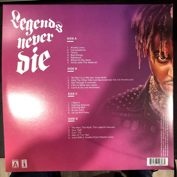 Juice WRLD – Legends Never Die LP – Hideous Records