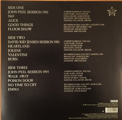 The Sisters Of Mercy – BBC Sessions 1982-1984 - 2LP