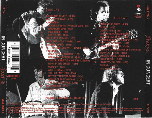 The Doors – In Concert - CD / Album