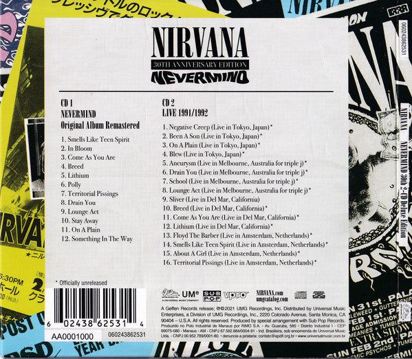 Nirvana – Nevermind - CD - Deluxe Edition