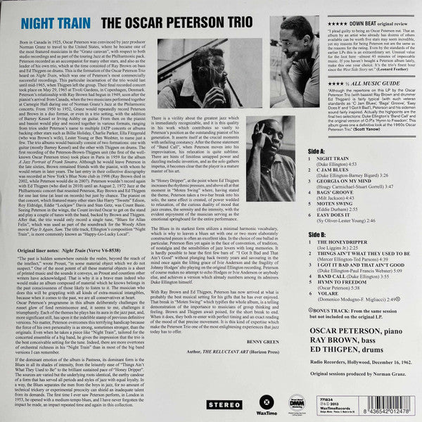 The Oscar Peterson Trio – Night Train LP