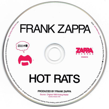 Frank Zappa - Hot Rats--CD / Album