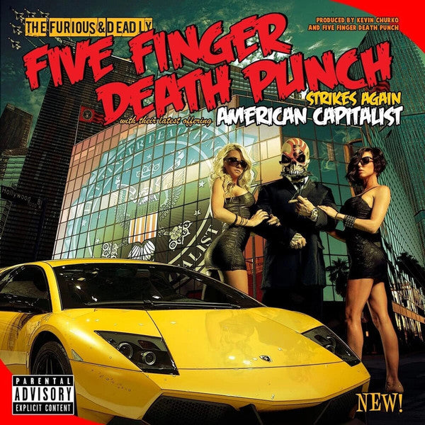 Five Finger Death Punch – American Capitalist - LP (Gold, 10th Anniv)