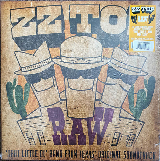 ZZ Top – Raw ('That Little Ol' Band From Texas' Original Soundtrack) - LP Tangerine