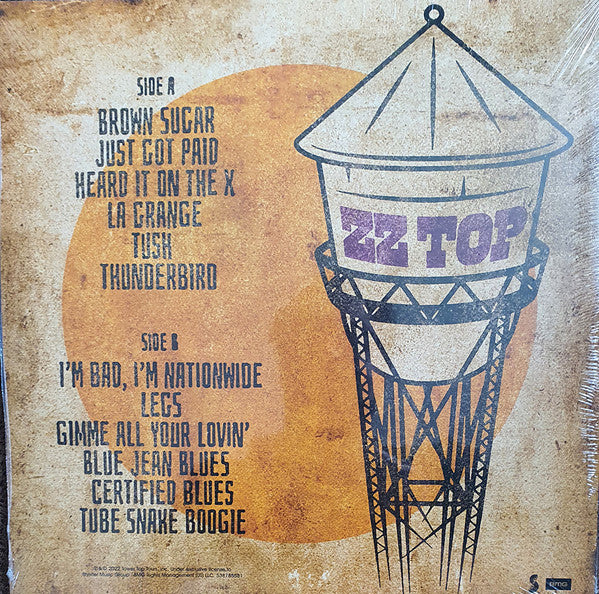 ZZ Top – Raw ('That Little Ol' Band From Texas' Original Soundtrack) - LP Tangerine