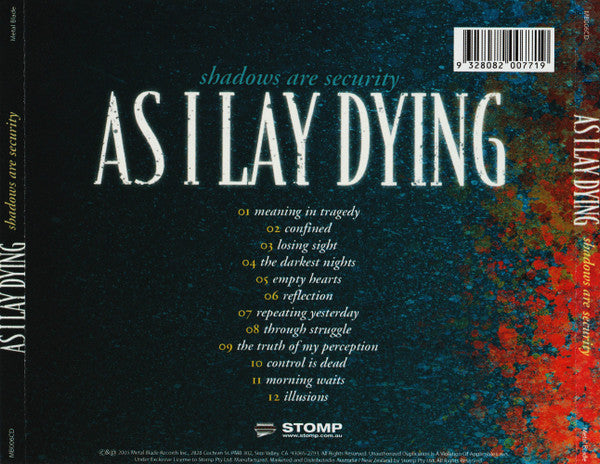 As I Lay Dying – Shadows Are Security - CD 2nd Hand (VG+)