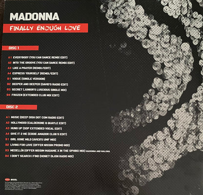 Madonna – Finally Enough Love - LP