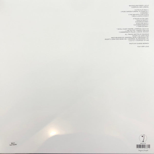 Bauhaus – Press The Eject And Give Me The Tape - LP