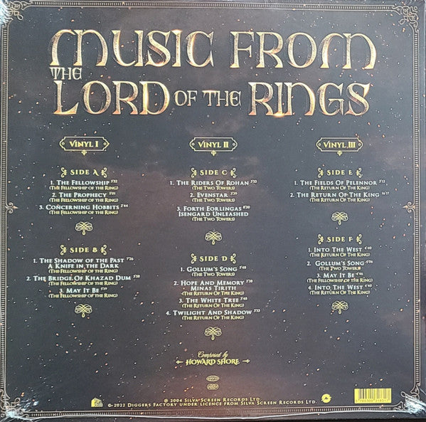 The City Of Prague Philharmonic Orchestra, Crouch End Festival Chorus – Music From The Lord Of The Rings Trilogy - 3LP