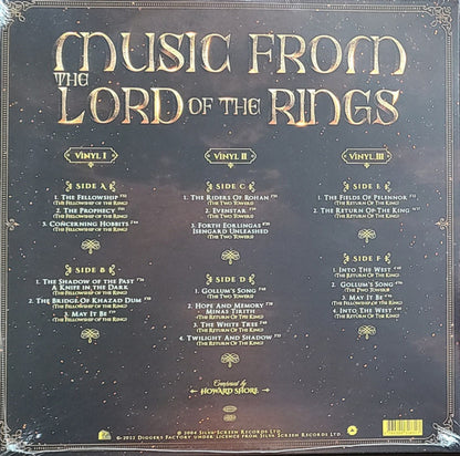 The City Of Prague Philharmonic Orchestra, Crouch End Festival Chorus – Music From The Lord Of The Rings Trilogy - 3LP