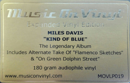 Miles Davis – Kind Of Blue - 2LP (Expanded)
