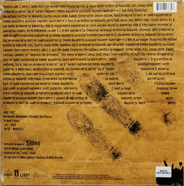 2Pac – Makaveli – Tupac - The Don Killuminati (The 7 Day Theory) - 2LP