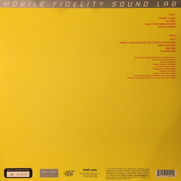 The B-52's – The B-52's - LP (MoFi)