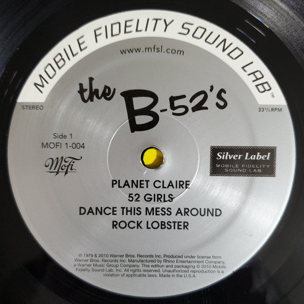The B-52's – The B-52's - LP (MoFi)