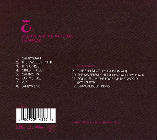 Siouxsie and the Banshees - Tinderbox - CD